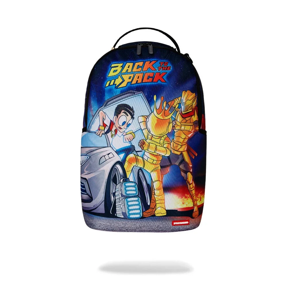 Sprayground Bag To The Future Anime DLXR Backpack Unisex Multicolor Bag SPR86
